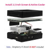 Raspberry Pi 5 LCD 3.5 Inch Touch Display with ABS Case  Active Cooler Kit